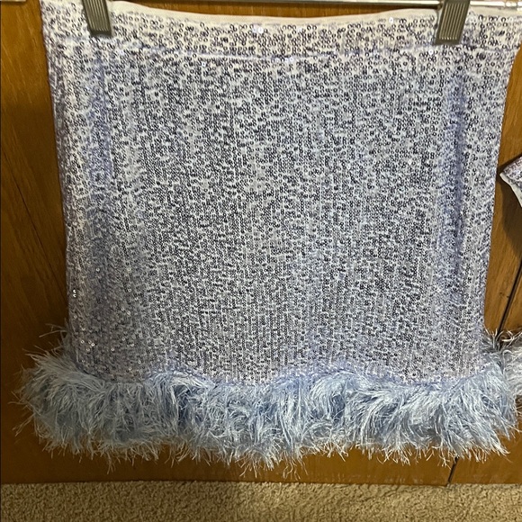 Sparkling Silver Mini Dress - Picture 3 of 5